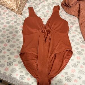 Old Navy Rust One Piece Swimsuit